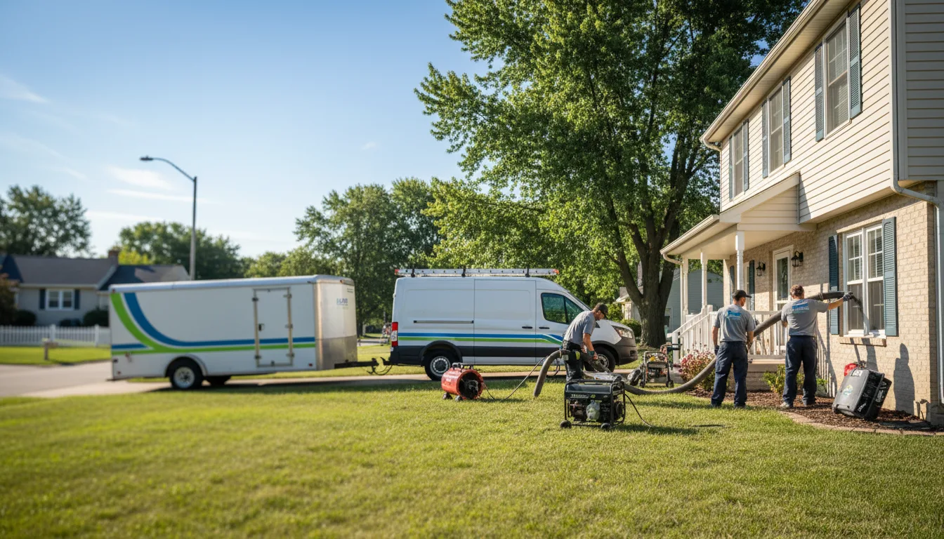 Flooded Basement Restoration And Cleanup With Repair in Fullerton, NE near me
